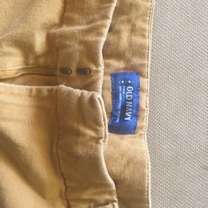 Old Navy Pixie pants mustard size 14